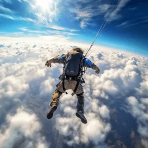 Chute libre parachutiste